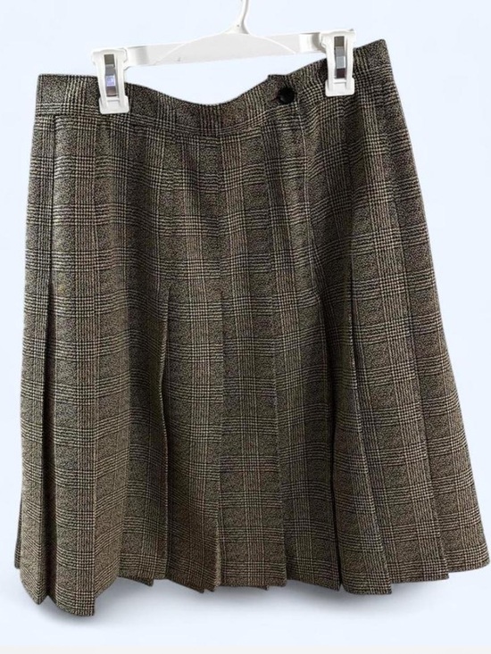 toni garment Dresses & Skirts - Toni Garment Vintage Classic Plaid Pleated Skirt Size 10